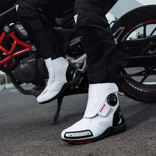 Motorcycle professional riding boots summer new anti-fall casual cycling shoes men's outdoor high-top cross-country racing boots