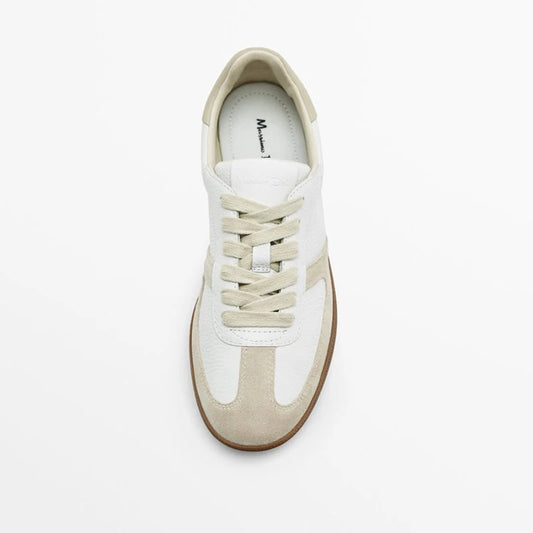 LINJER STRICKLIN Platform Sneakers Woman Summer Genuine Leather Casual Fashion Ladies Chunky Sole Mixed Color Vulcanized Shoes