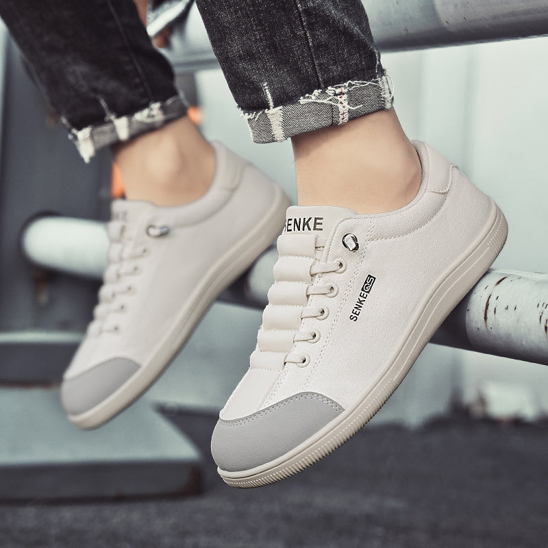 High Quality Female Shoes Casual Sports Trend Low Sole Couple Canvas Shoes Slip On Black and White Shoes for Women