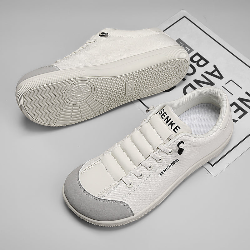 High Quality Female Shoes Casual Sports Trend Low Sole Couple Canvas Shoes Slip On Black and White Shoes for Women