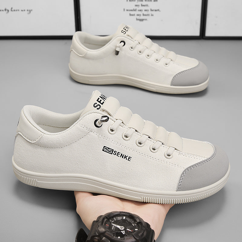 High Quality Female Shoes Casual Sports Trend Low Sole Couple Canvas Shoes Slip On Black and White Shoes for Women