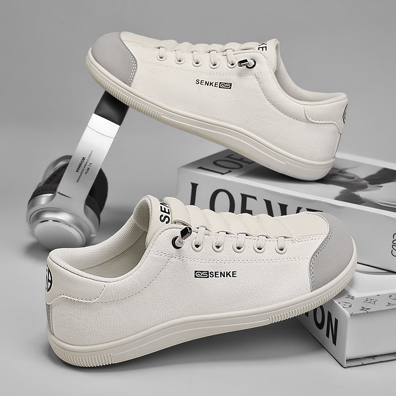 High Quality Female Shoes Casual Sports Trend Low Sole Couple Canvas Shoes Slip On Black and White Shoes for Women